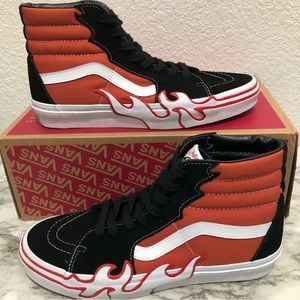 VANS NWT high top flame Sneakers